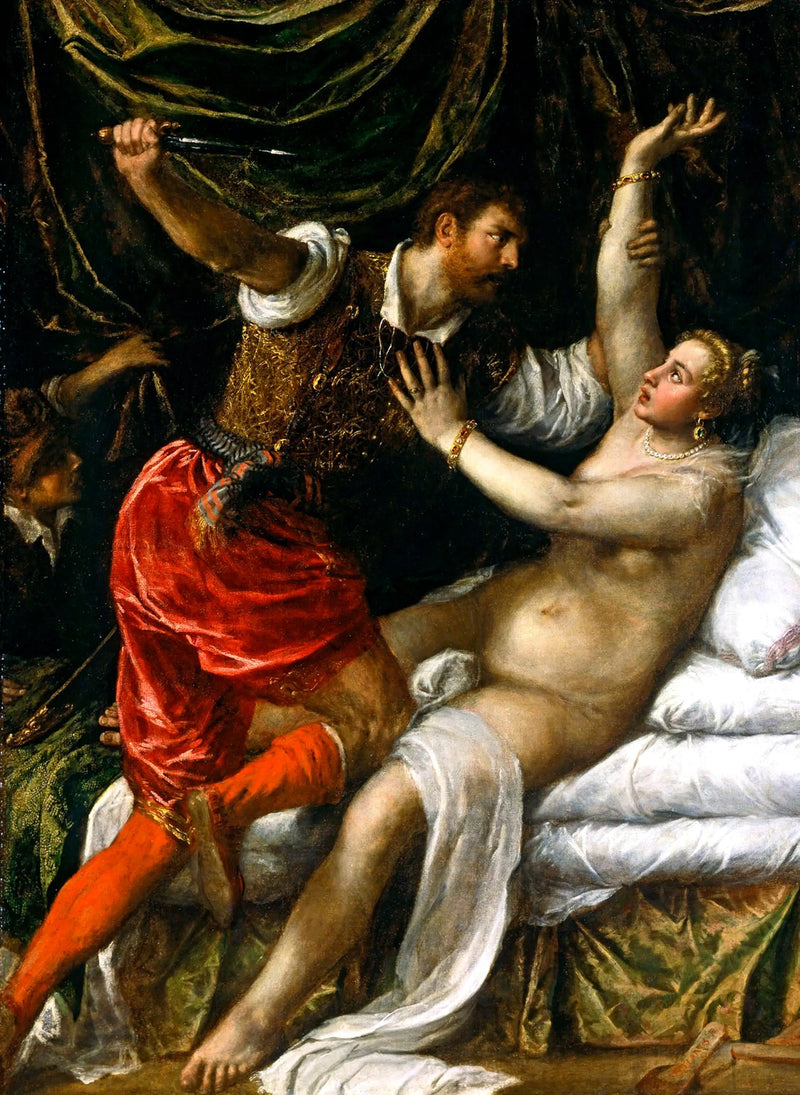Tarquin och Lucrezia - Titian