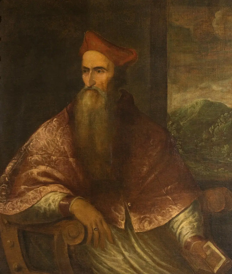 Porträtt av kardinalen Pietro Bembo - Titian