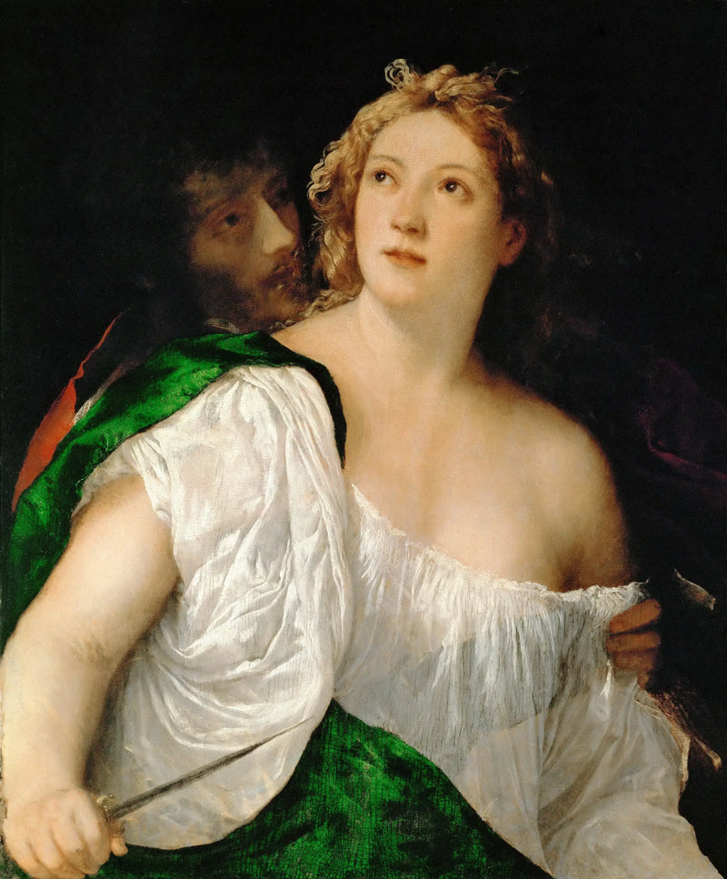 Tarquin och Lucrezia - Titian