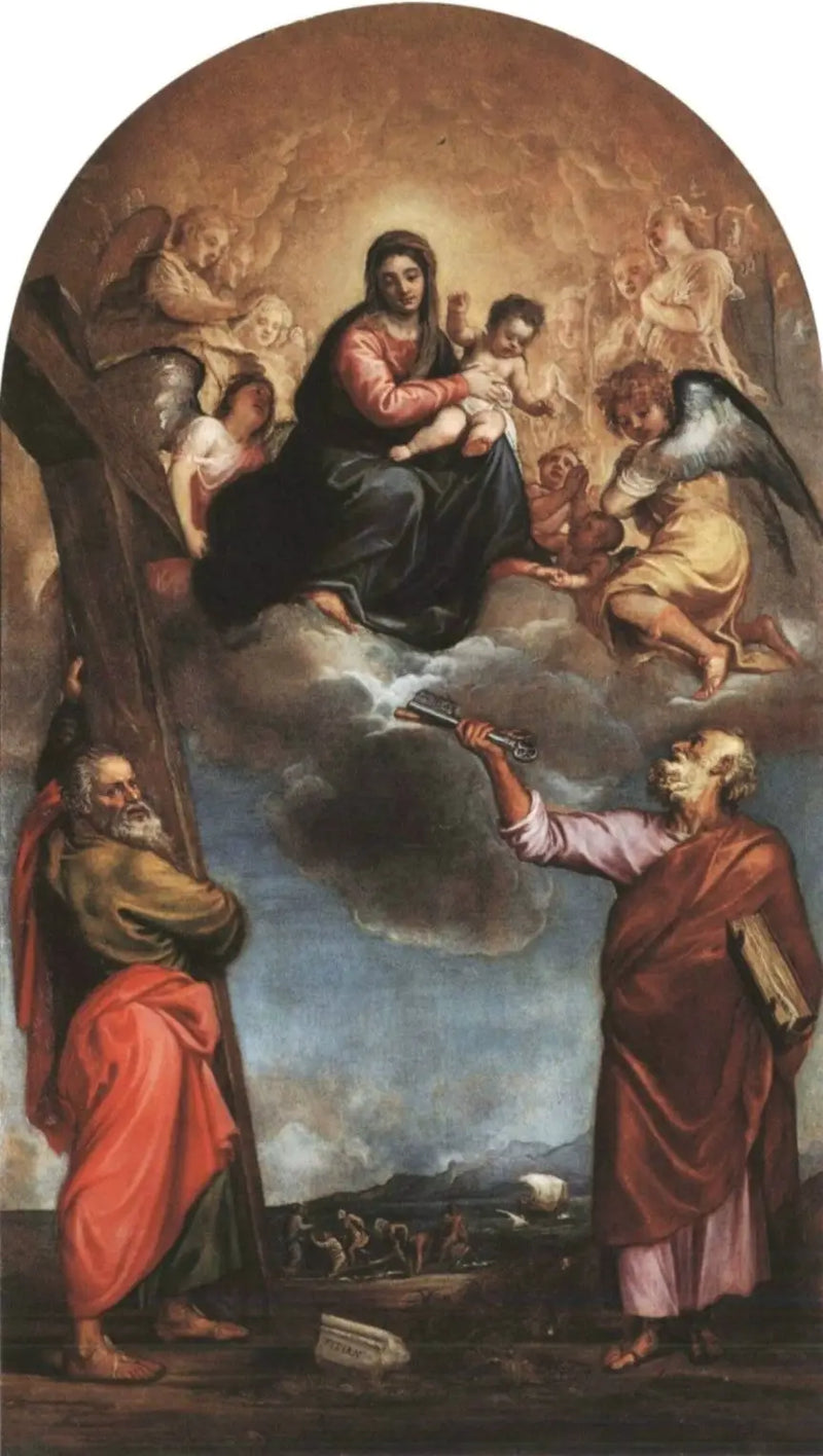 Retabel av Serravalle - Titian