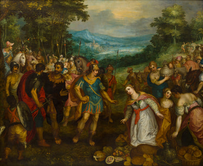 La rencontre de David et Abigail - Jan Brueghel l'Ancien