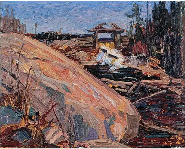 Träbarriär - Tom Thomson