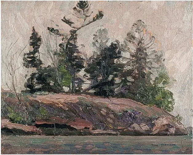 Vår vid Franska floden - Tom Thomson