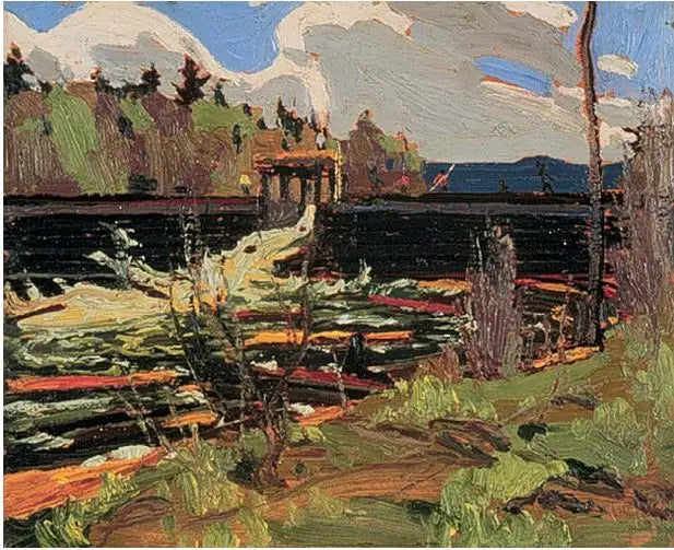Dammen vid Tea-sjön - Tom Thomson
