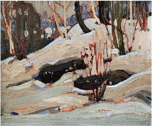 Tining: snöbankar - Tom Thomson