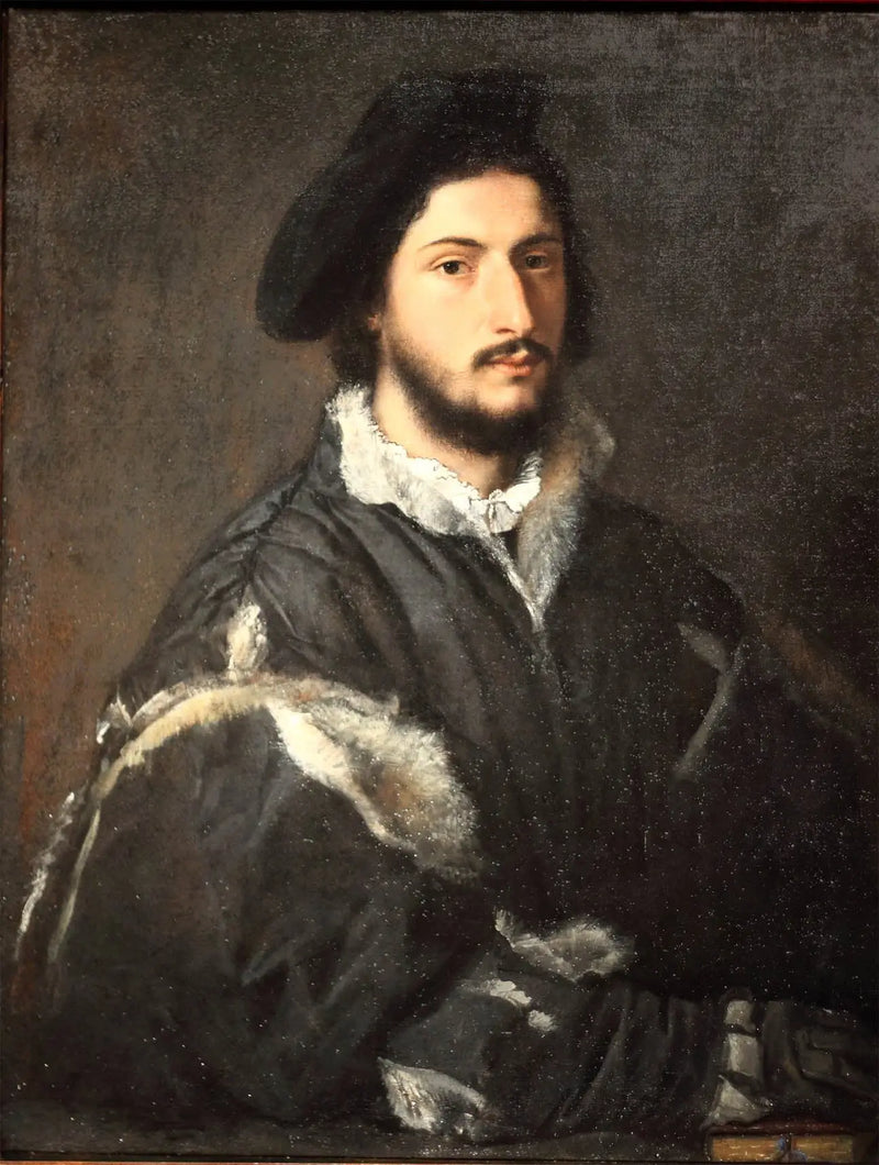 Porträtt av Vincenzo Mosti - Titian