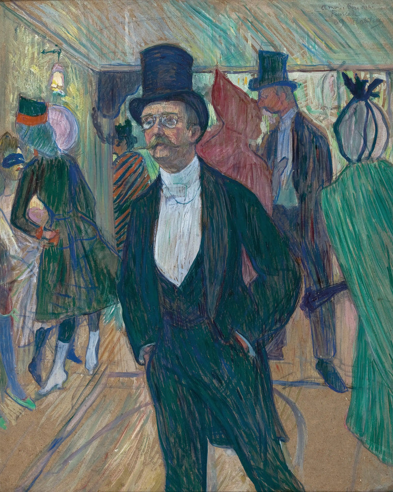 Monsieur Fourcade - Henri de Toulouse-Lautrec