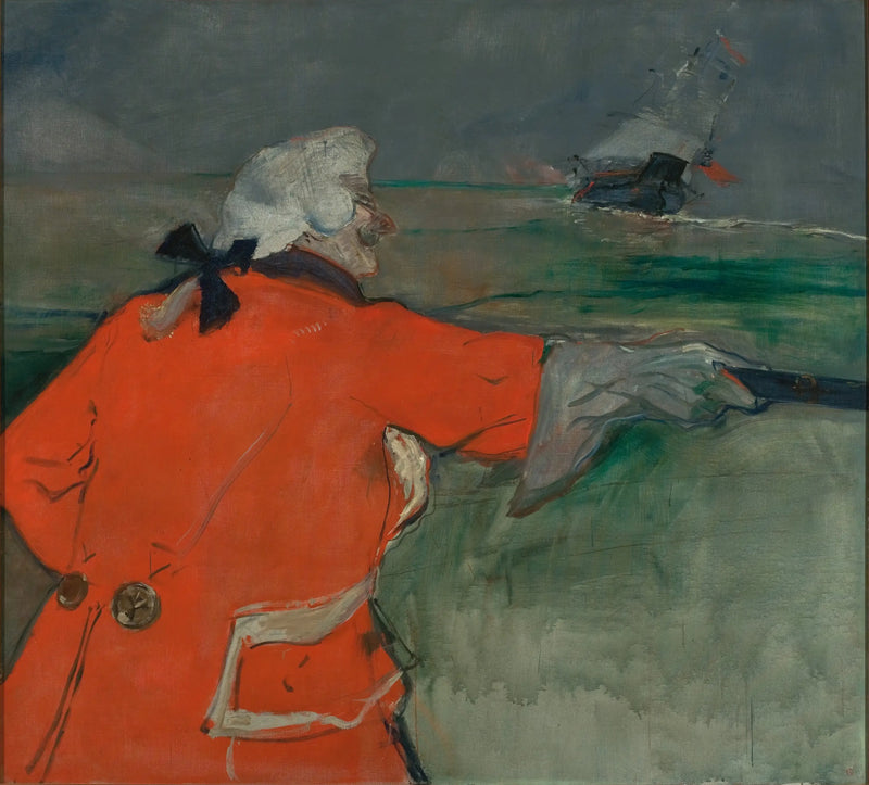 Paul Viaud i amiraldräkt från 1700-talet - Henri de Toulouse-Lautrec