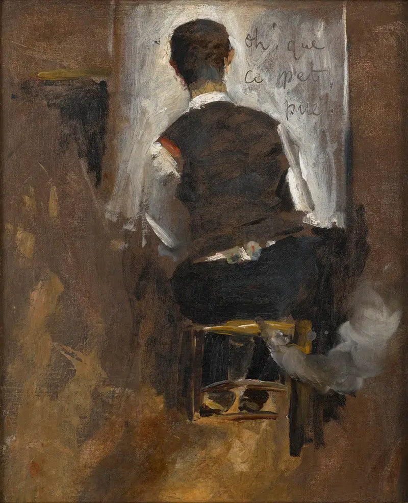 Självporträtt av två - Henri de Toulouse-Lautrec