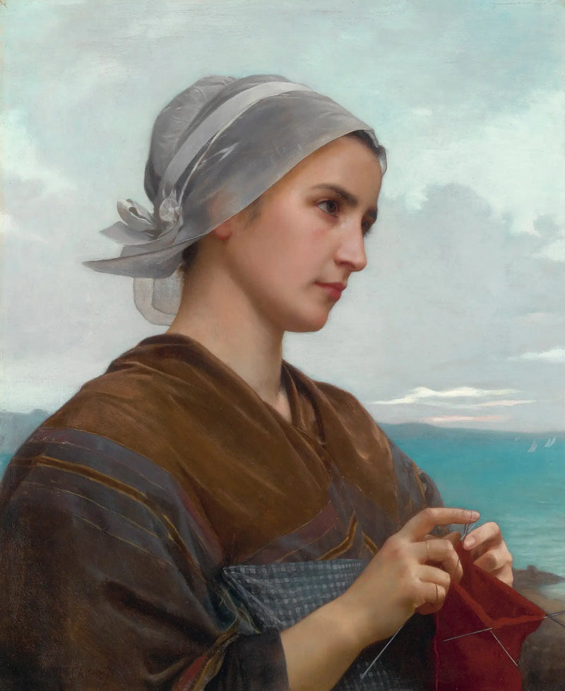 Bretonskt Stickande - Bouguereau