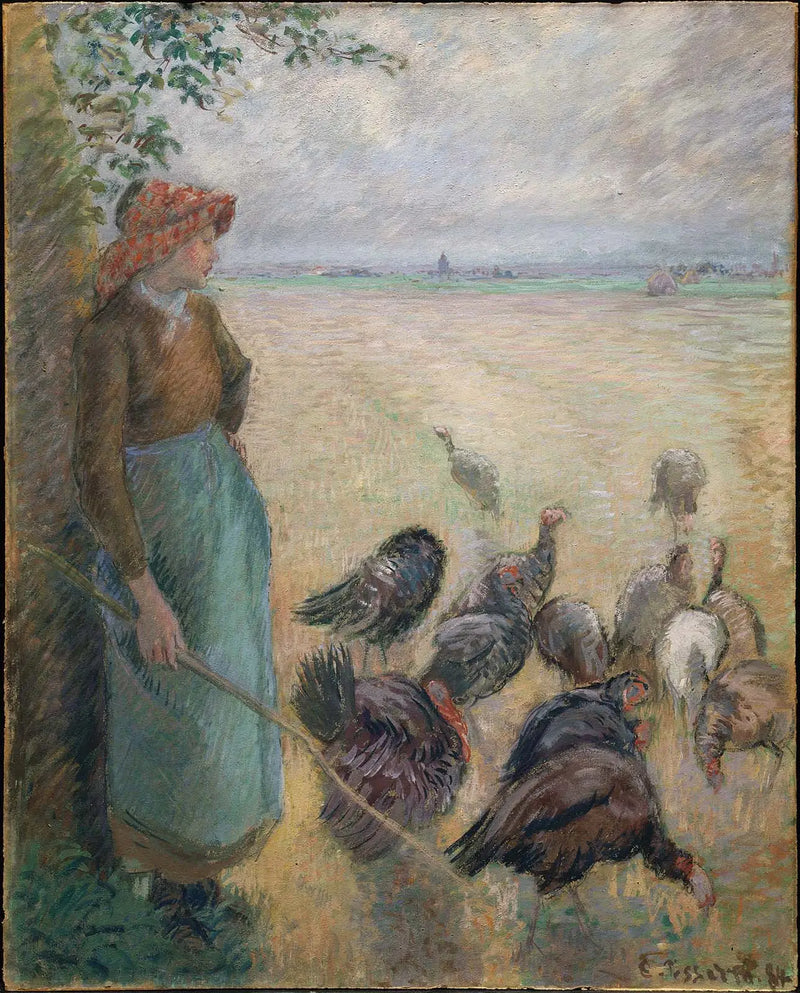 Turkiet Flicka - Camille Pissarro