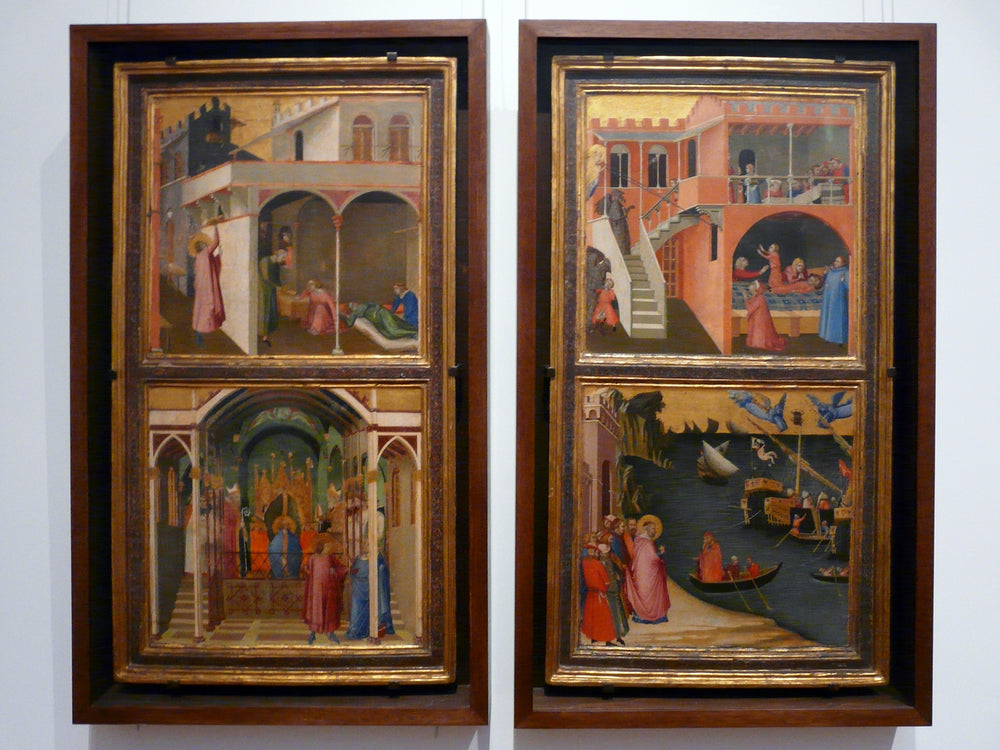 Histoires de Saint Nicolas - Ambrogio Lorenzetti - Alpha Reproduction