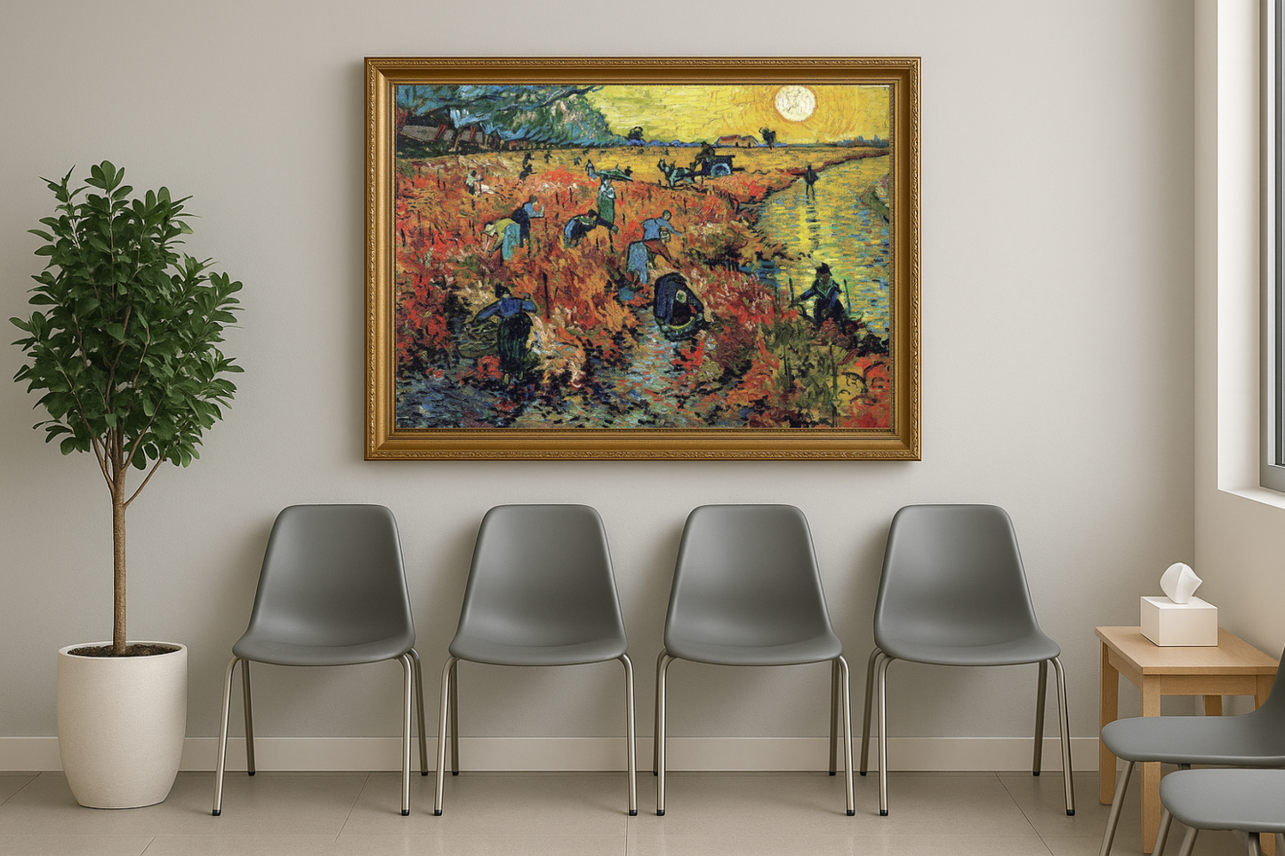 🖼️ Den röda vinrankan – Vincent van Gogh (1888)