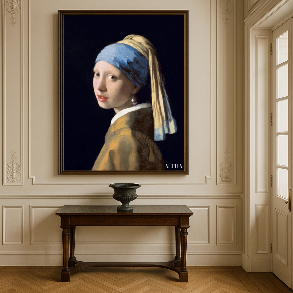 Piga med pärlörhänge - Johannes Vermeer