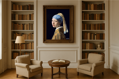 Piga med pärlörhänge - Johannes Vermeer