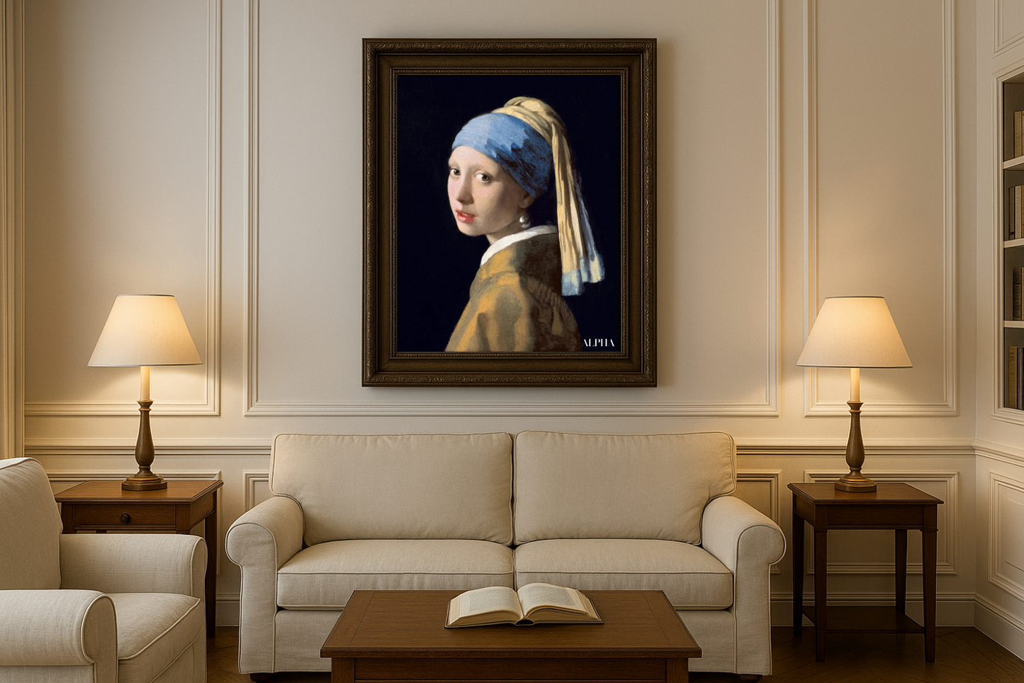 Piga med pärlörhänge - Johannes Vermeer