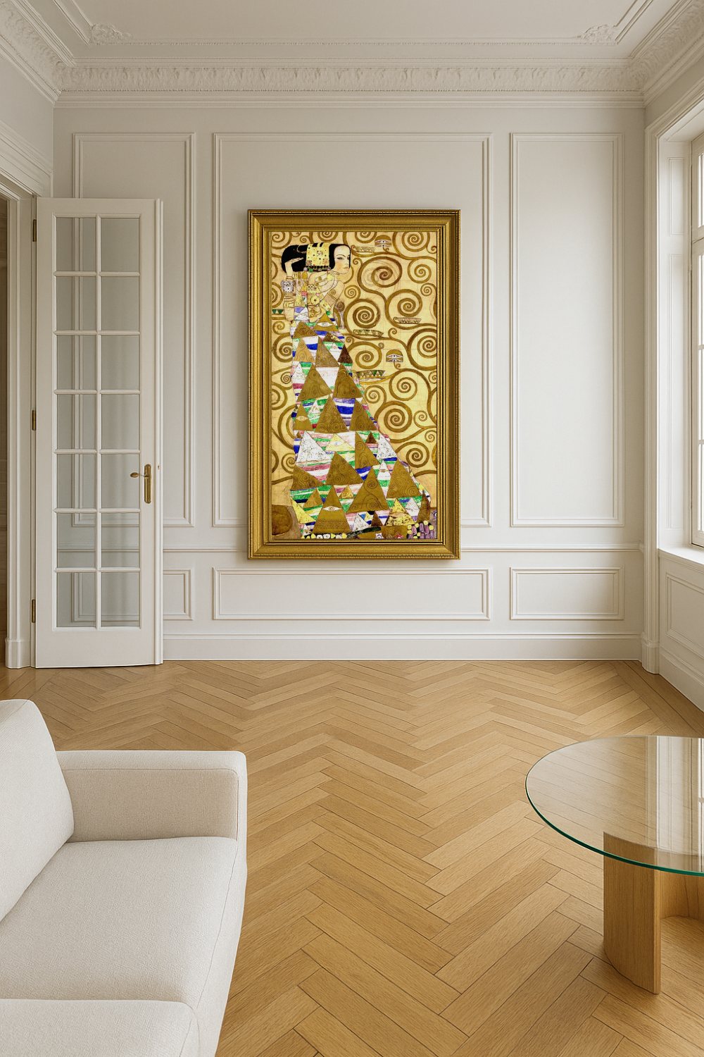 🌪️👁️ Väntan – Gustav Klimt (1905–1909)