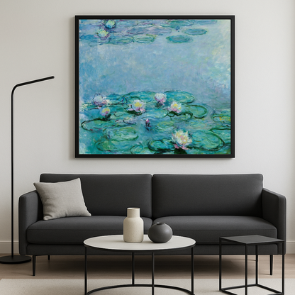 🌸 Näckrosor – Närbild av blommor, Claude Monet