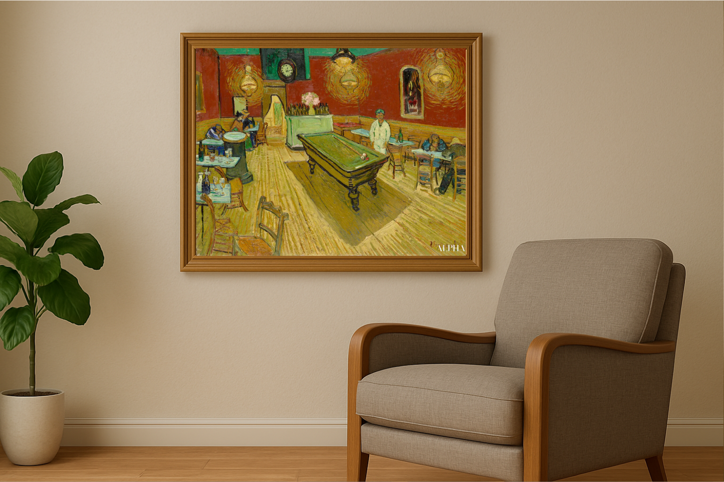 🖼️ Nattkaféet – Vincent van Gogh (1888)