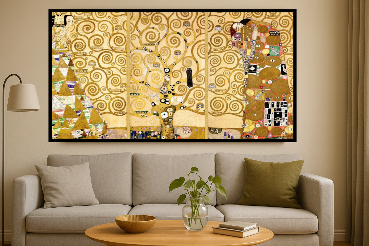 🌳✨ Livets träd – Stocletfrisen – Gustav Klimt (1905–1909)