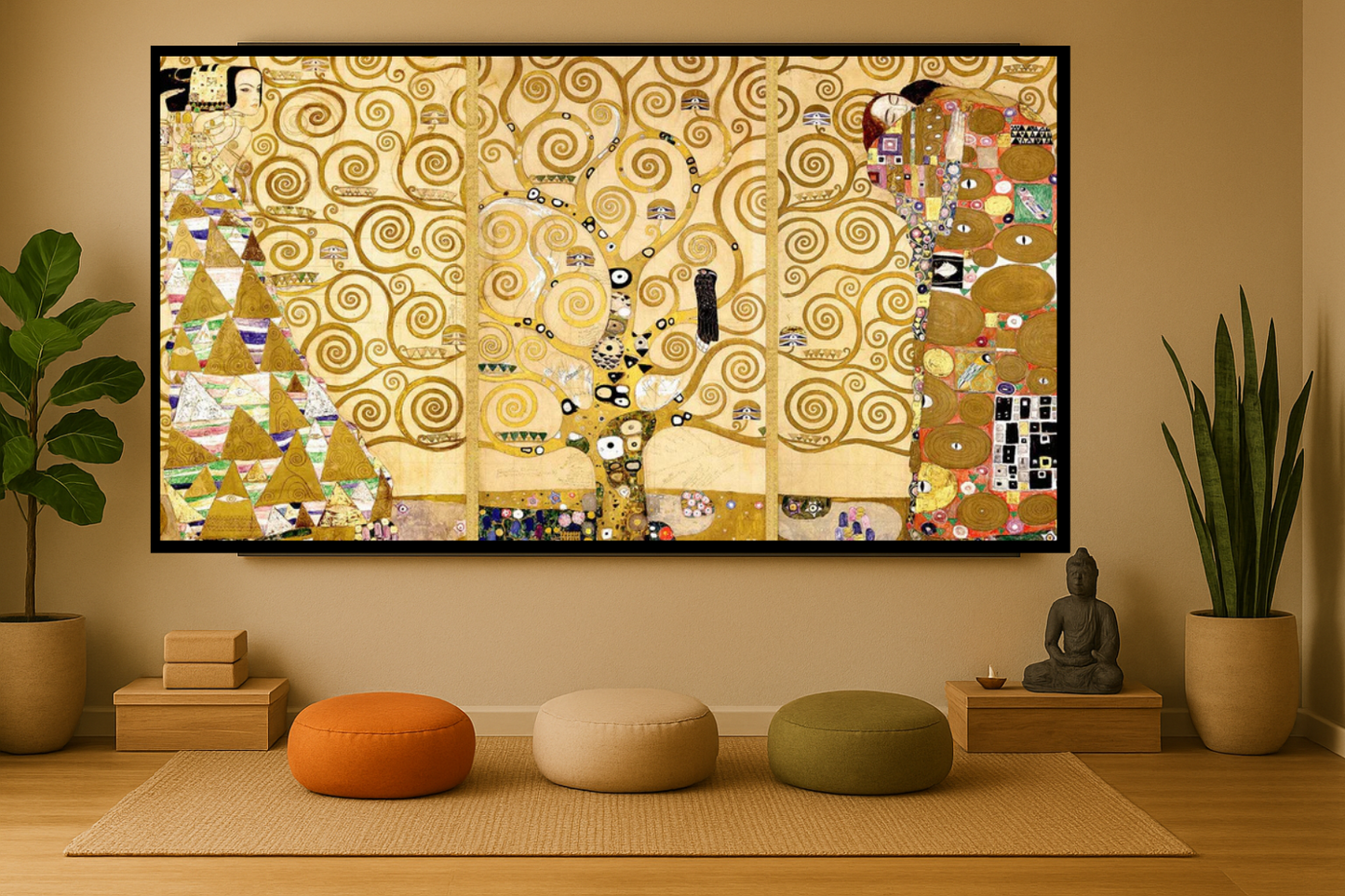 🌳✨ Livets träd – Stocletfrisen – Gustav Klimt (1905–1909)