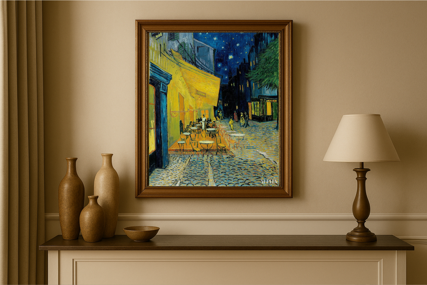 🖼️ Terrassen på kaféet på kvällen – Vincent van Gogh (1888)