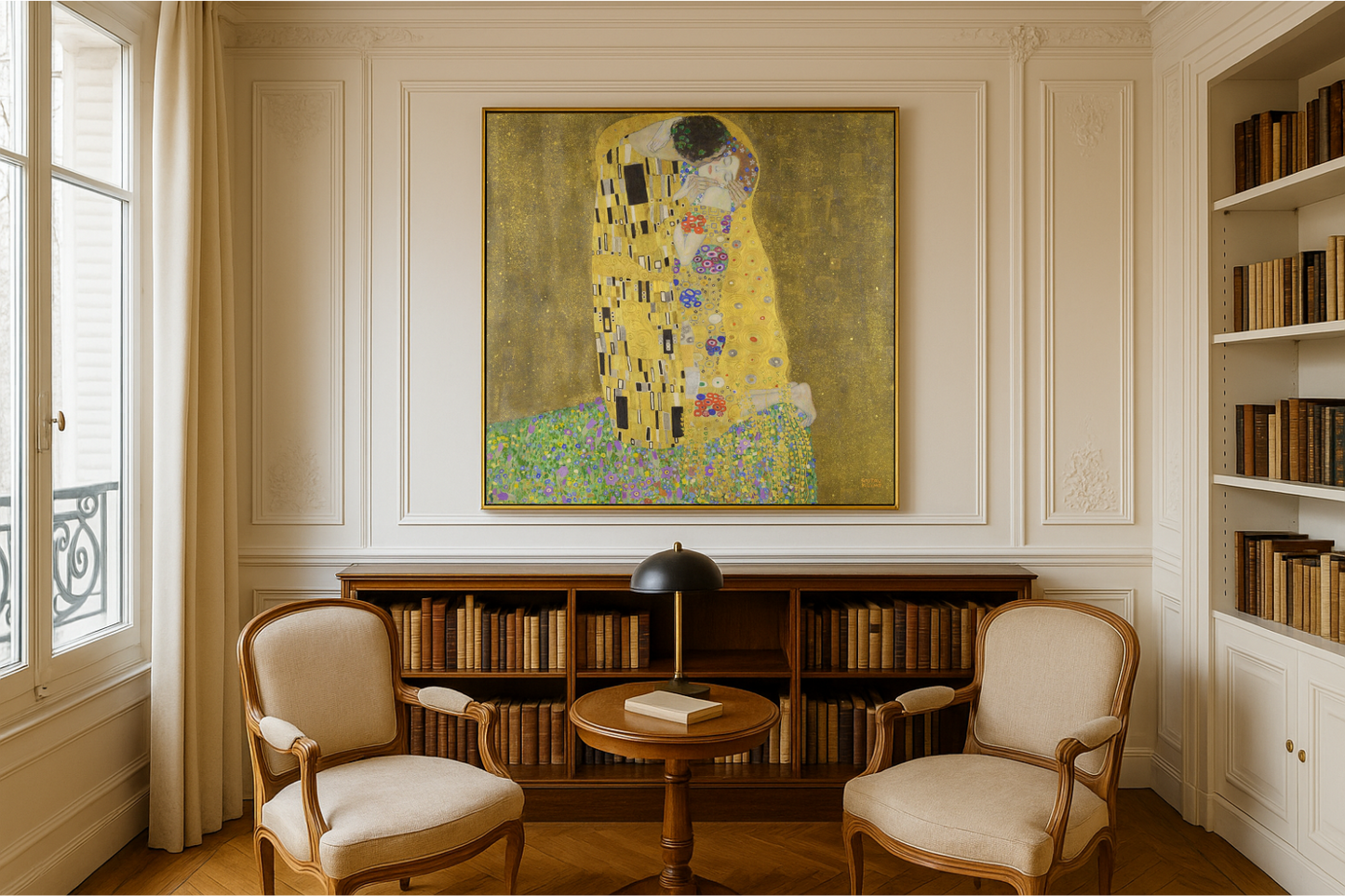 💛 Kyssen – Gustav Klimt (1907–1908)