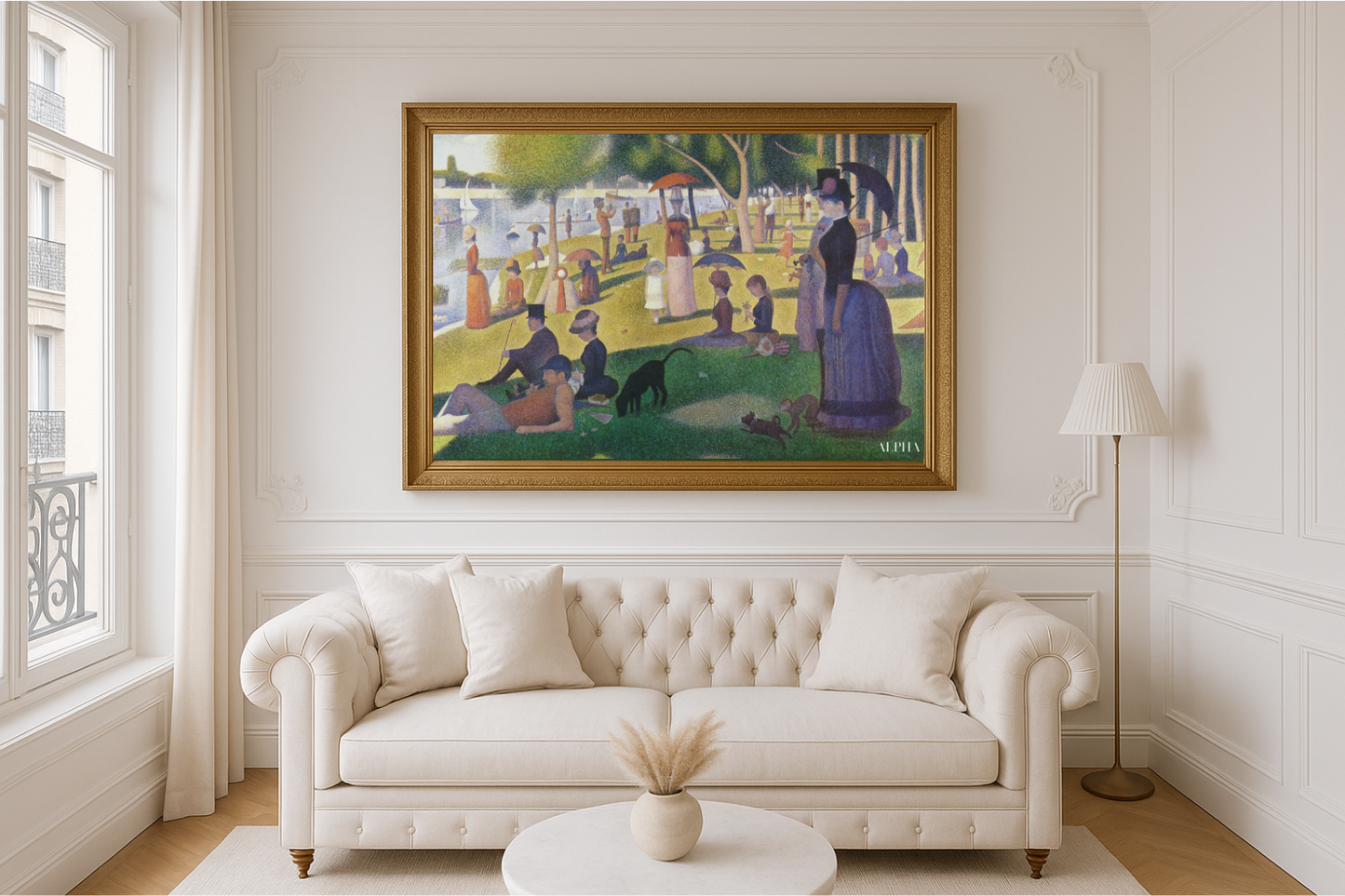 En söndagseftermiddag på ön La Grande Jatte - Georges Seurat