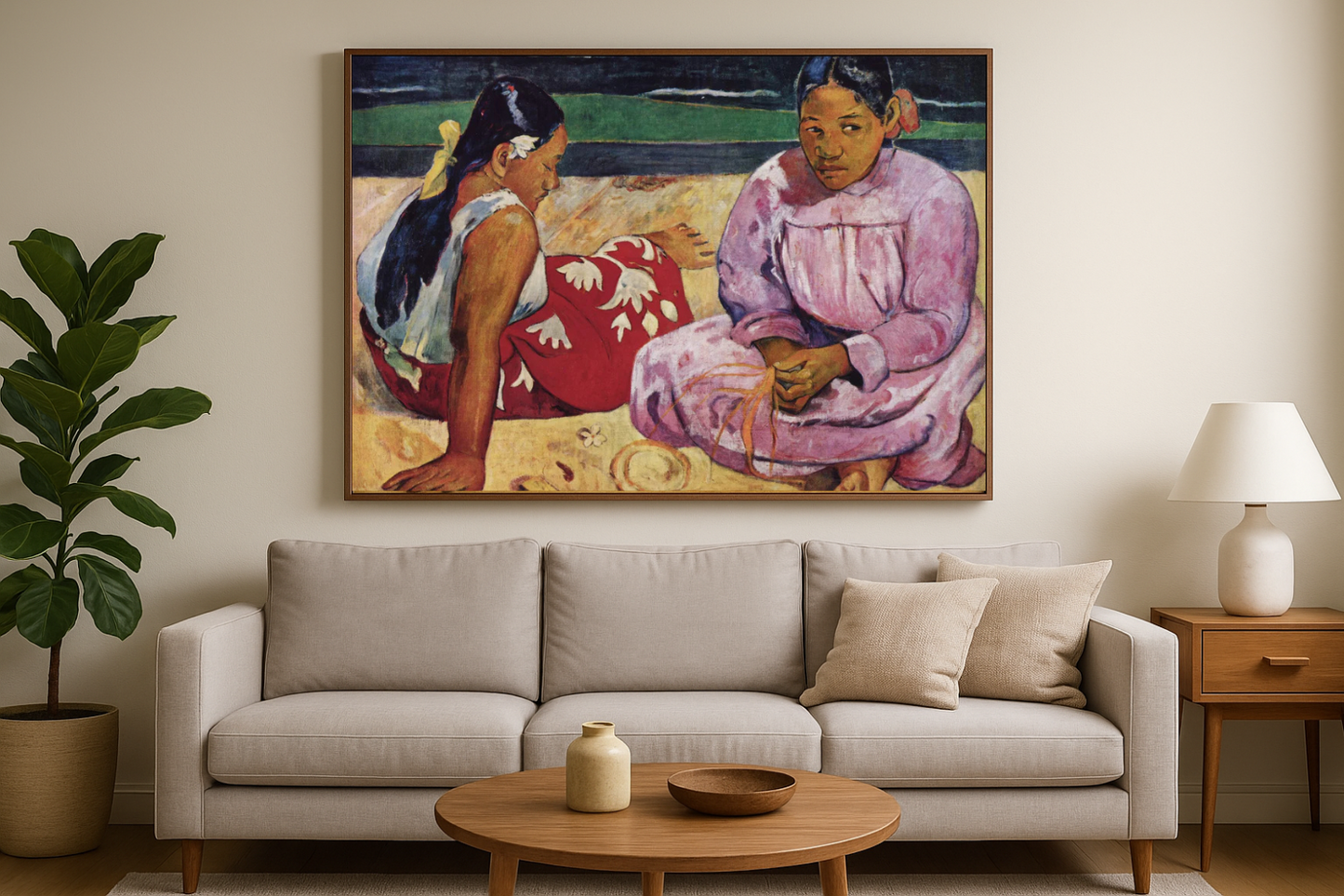 "Tahitiska kvinnor - Paul Gauguin"