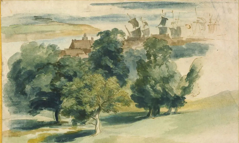En engelsk landskapsmålning - Antoine van Dyck