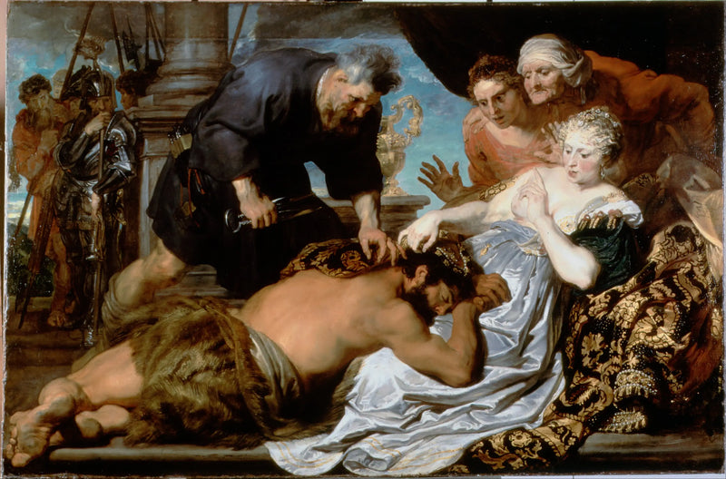 Samson och Dalila - Antoine van Dyck