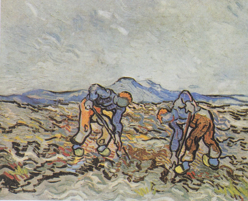 Bönder som plockar potatis - Vincent van Gogh