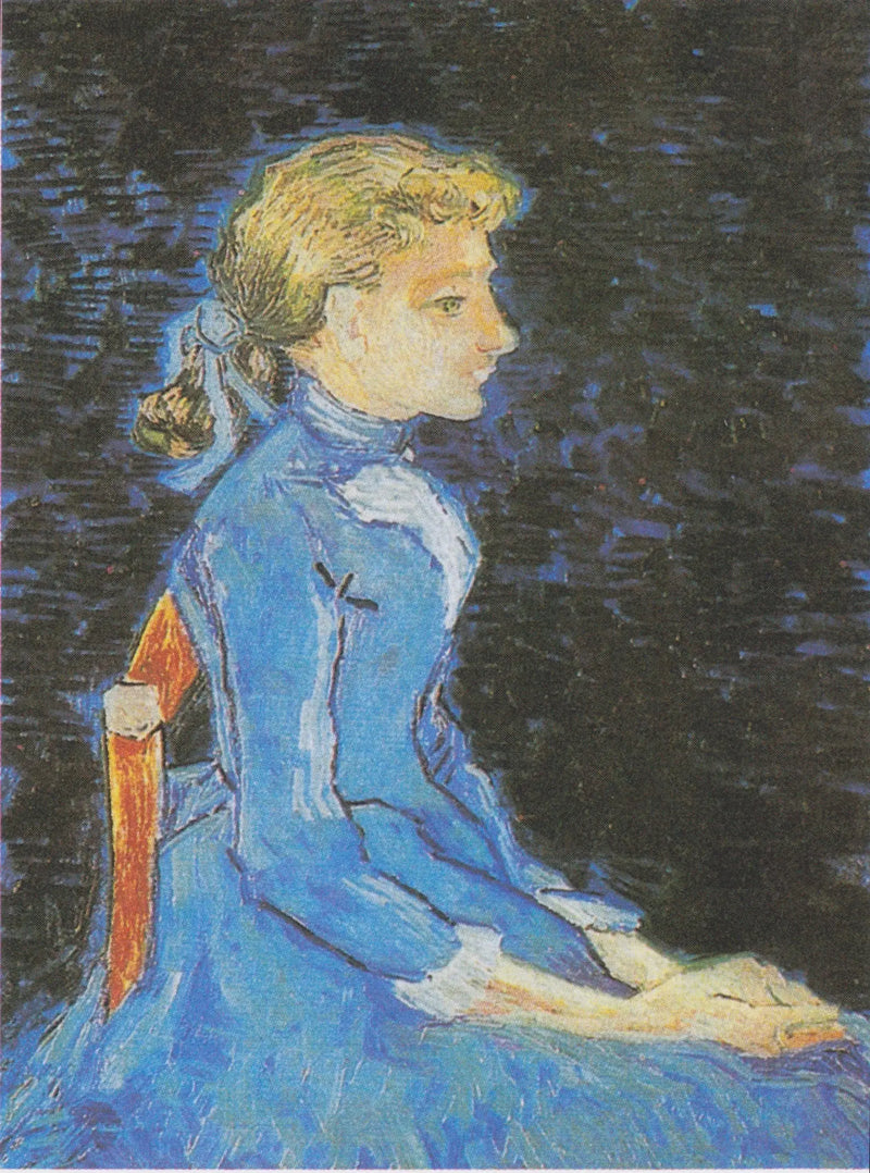 Porträtt av Adeline Ravoux - Vincent van Gogh