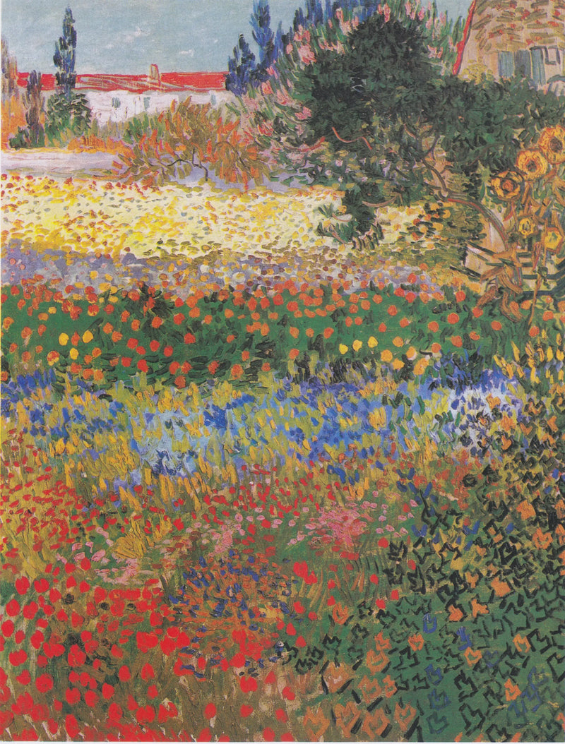 Blomsterträdgård - Vincent van Gogh