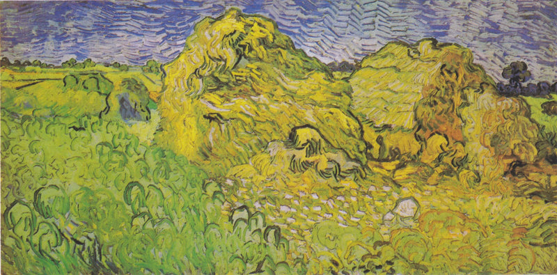 Fält med vetekärvar - Vincent van Gogh