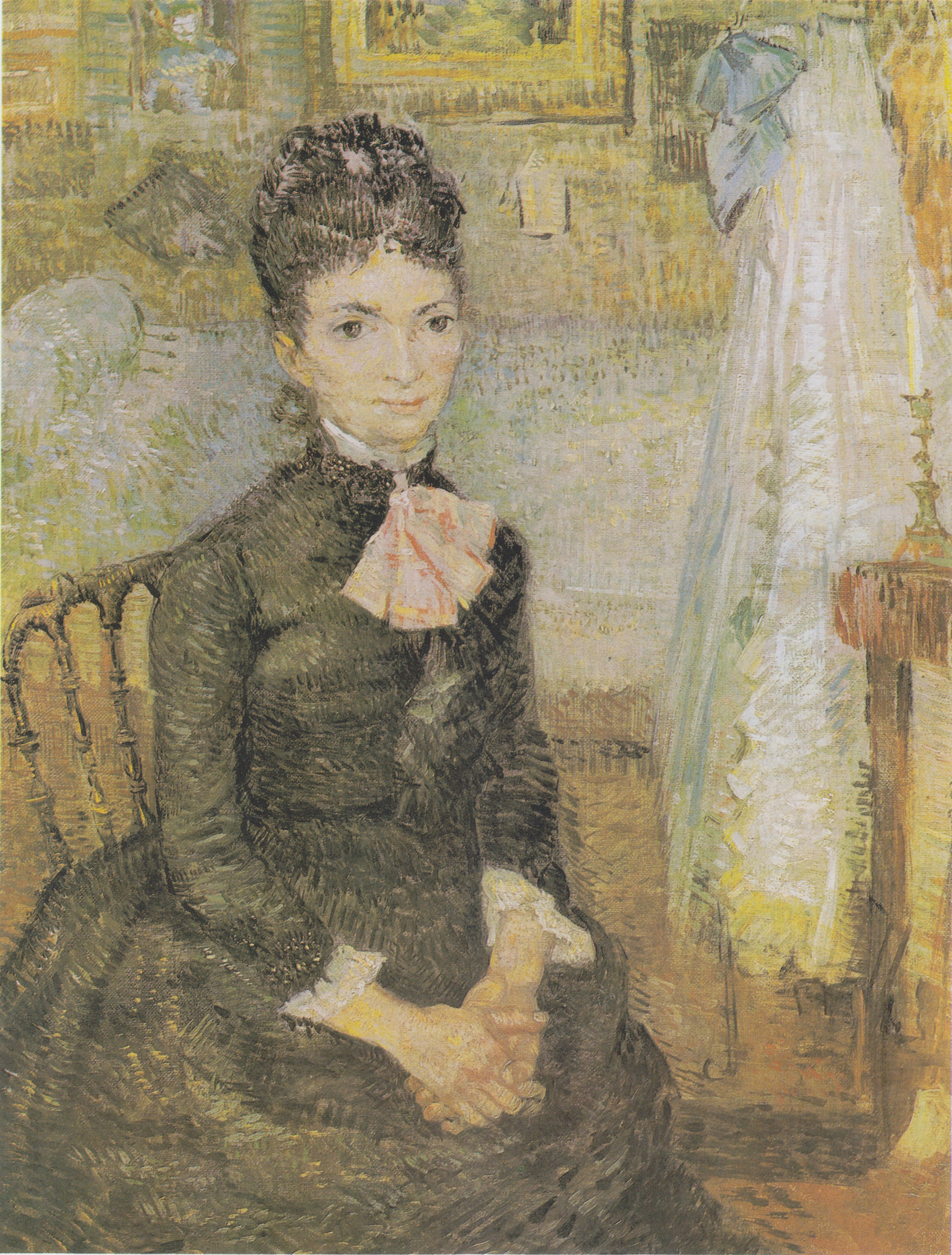 Reproduction du tableau « Portrait de Léonie Rose Charbuy-Davy - Vincent van Gogh » par Alpha Reproduction en peinture à l’huile