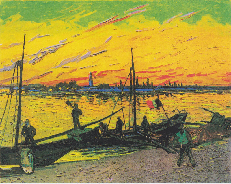 Kolpråmar - Vincent van Gogh