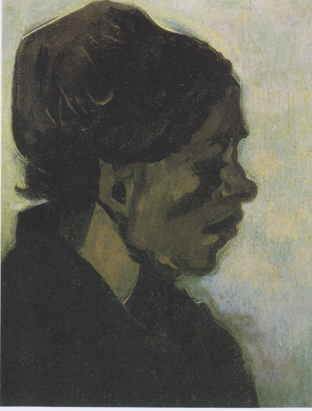 Reproduction du tableau « Tête de femme - Vincent van Gogh » par Alpha Reproduction en peinture à l’huile