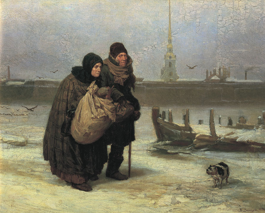 Le Départ de la maison - Viktor Vasnetsov
