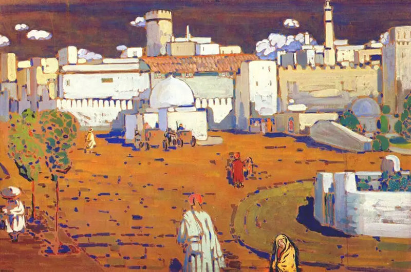 Arabisk stad - Vassily Kandinsky