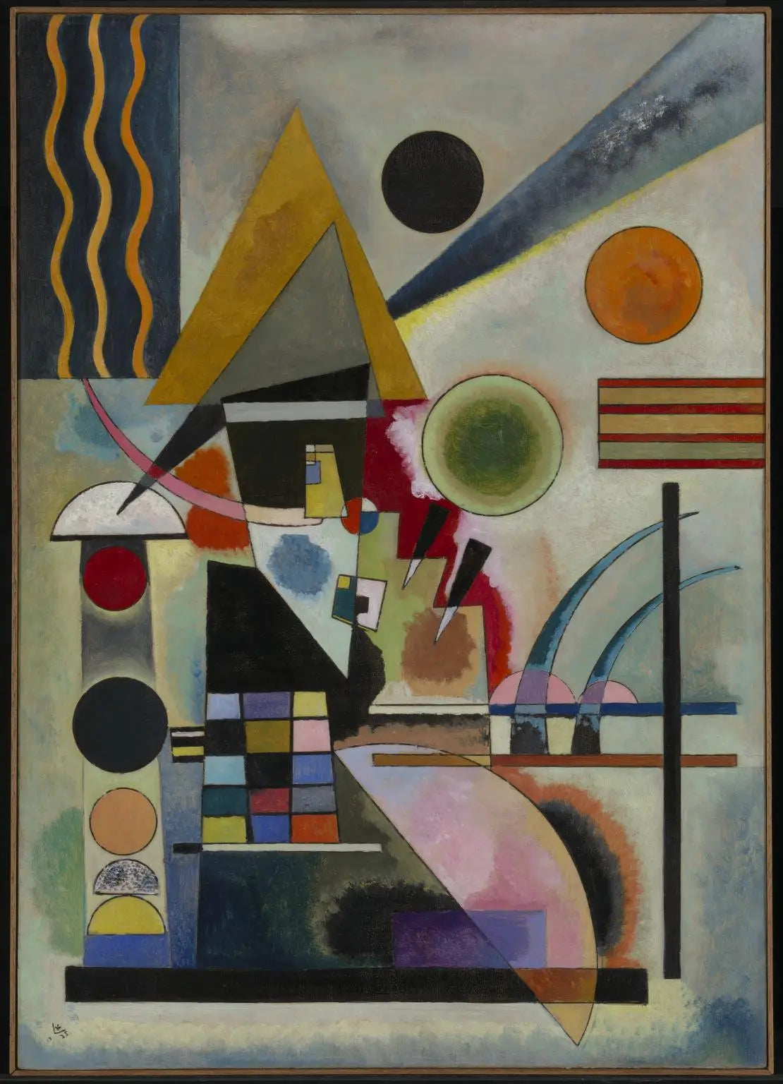 Reproduction du tableau « Équilibrage - Vassily Kandinsky » par Alpha Reproduction en peinture à l’huile