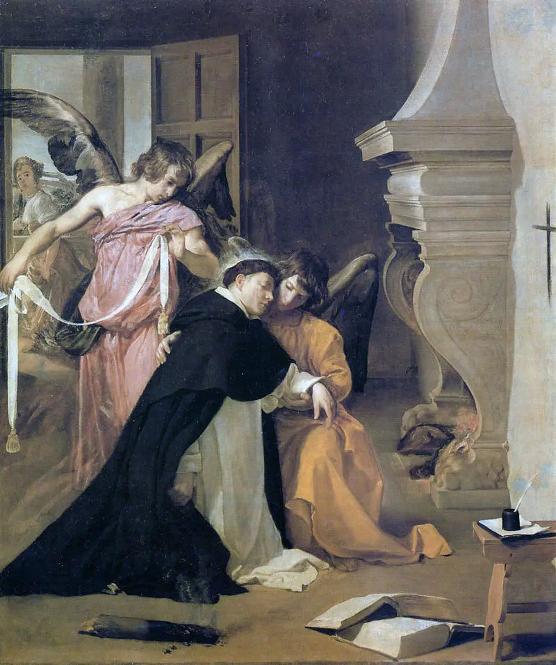 Saint Thomas Aquinas Temptation - Diego Velázquez