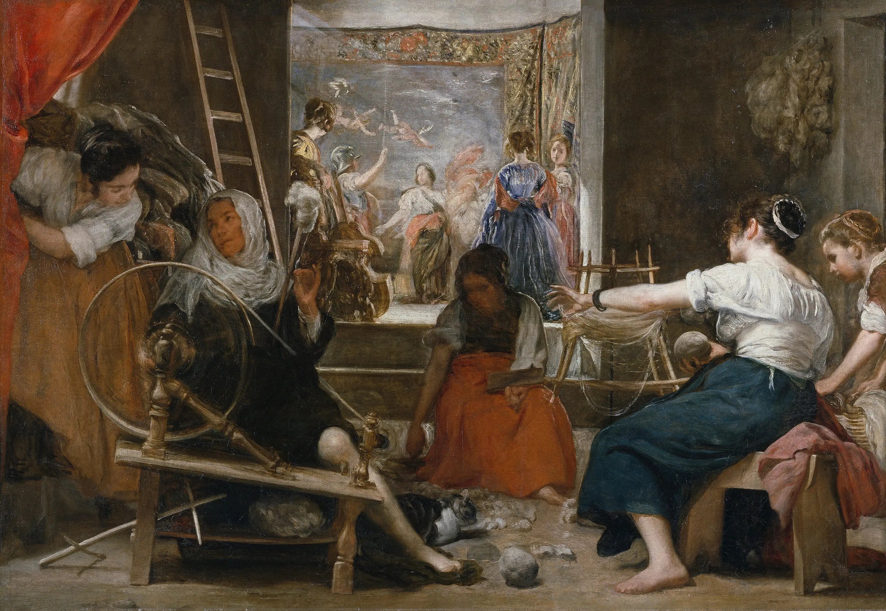 Les Fileuses - Diego Velázquez - Alpha Reproduction