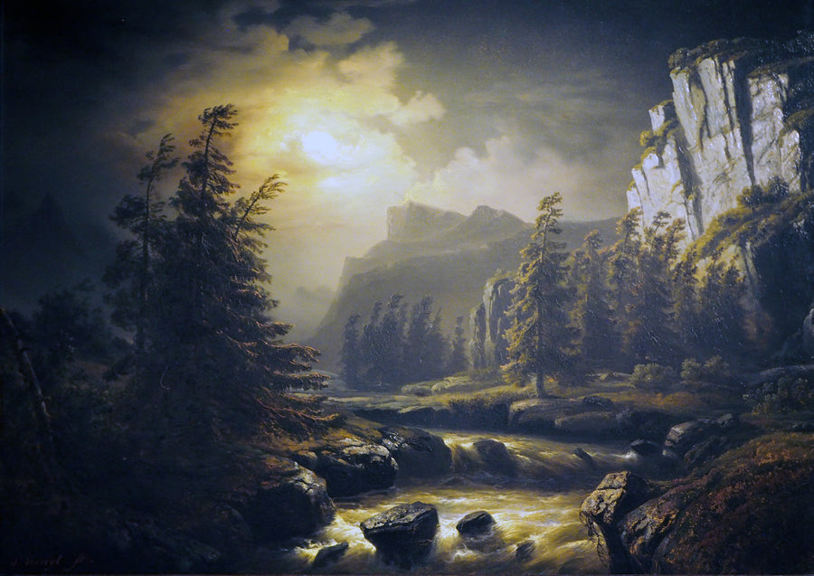 Paysage au clair de lune – Jacob Verreyt