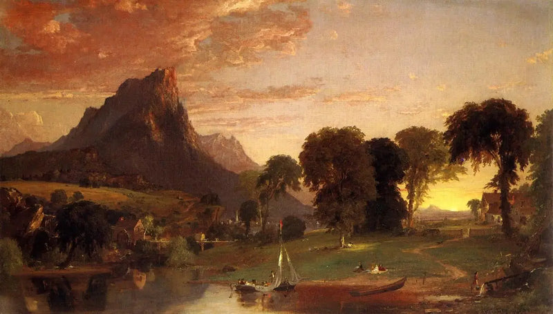 Utsikt nära Sherburne, Chenango County - Jasper Francis Cropsey