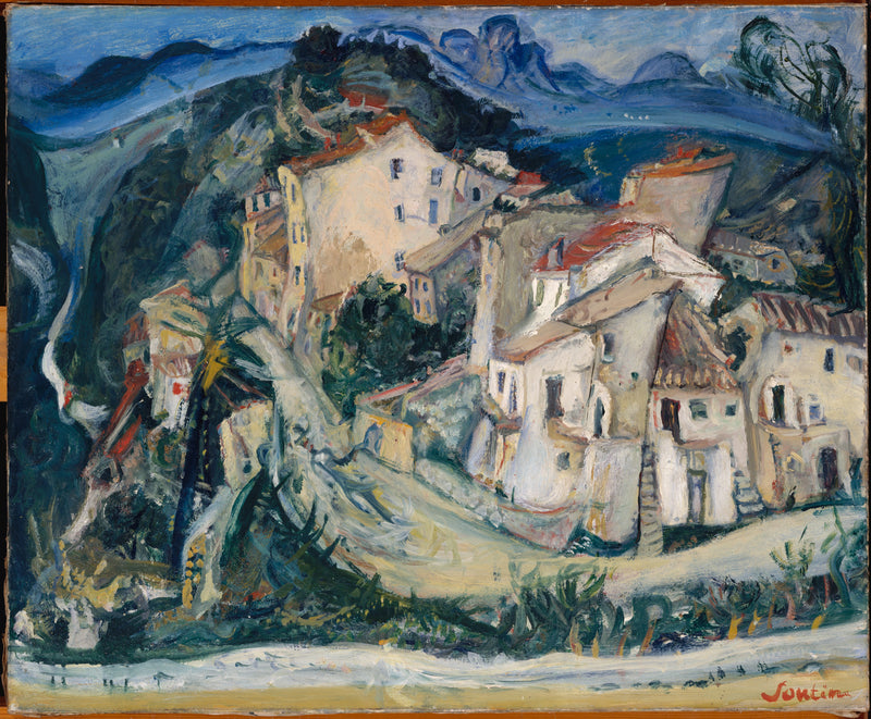 Cagnes utsikt - Chaim Soutine