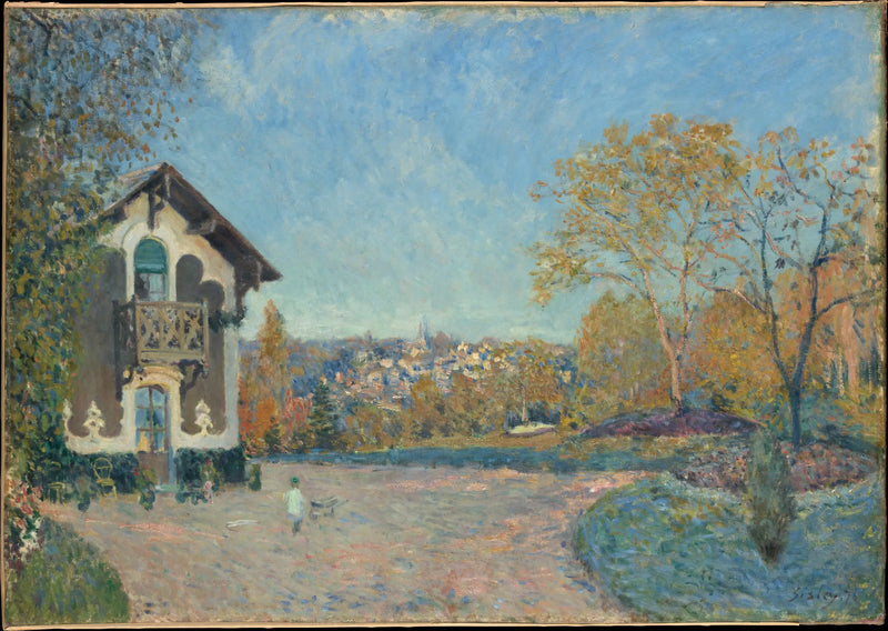 Utsikt över Marly-le-Roi från Cœur-Volant - Alfred Sisley