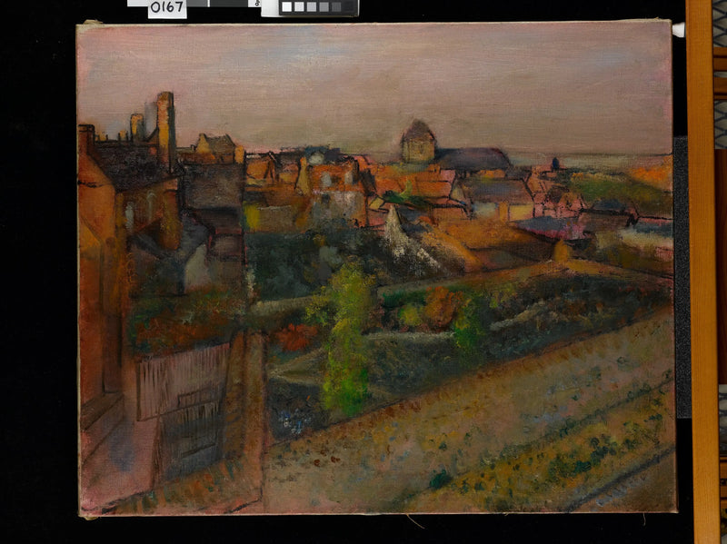 Utsikt över Saint-Valéry-sur-Somme - Edgar Degas