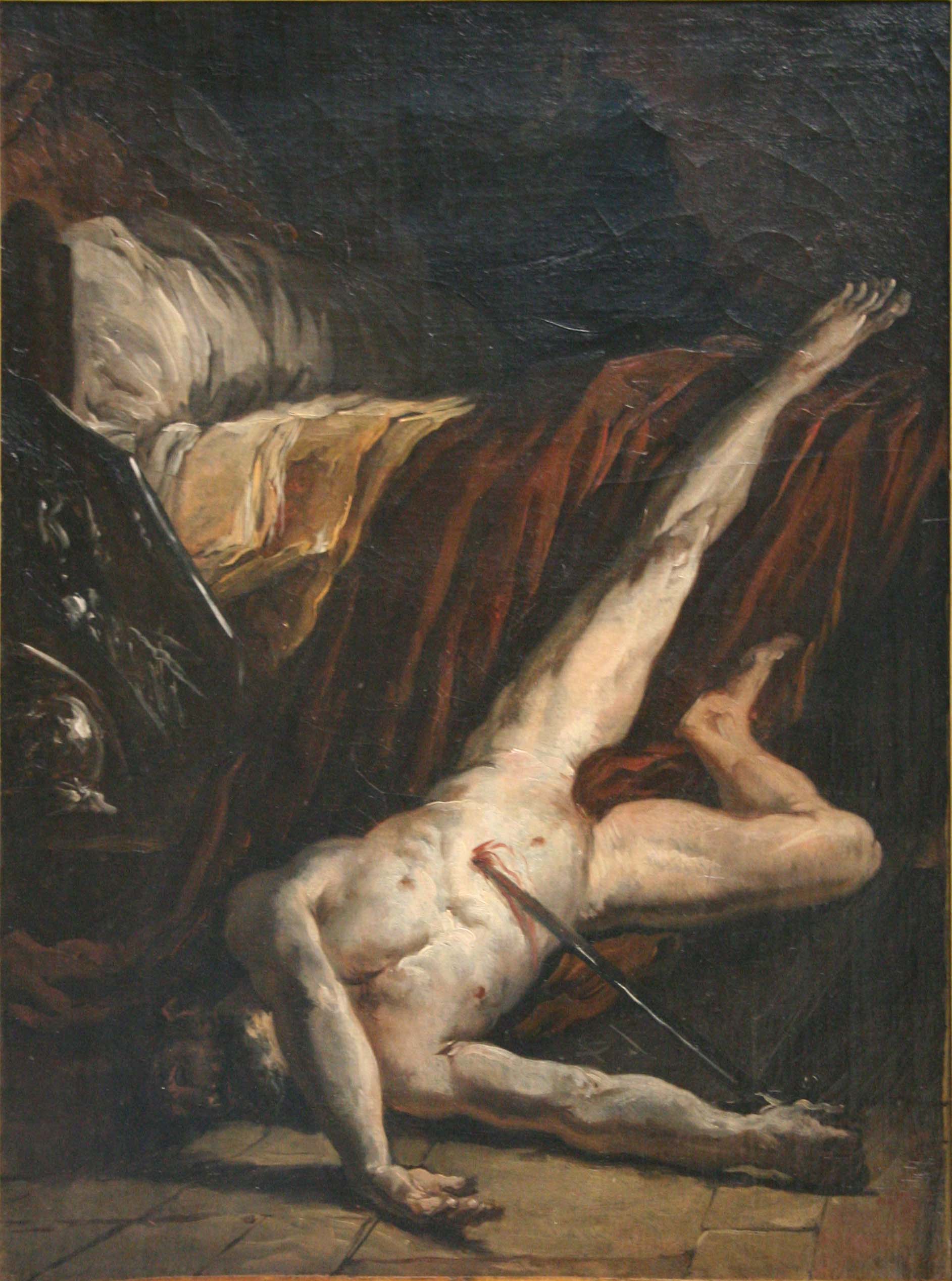 La mort de Caton - François-André Vincent