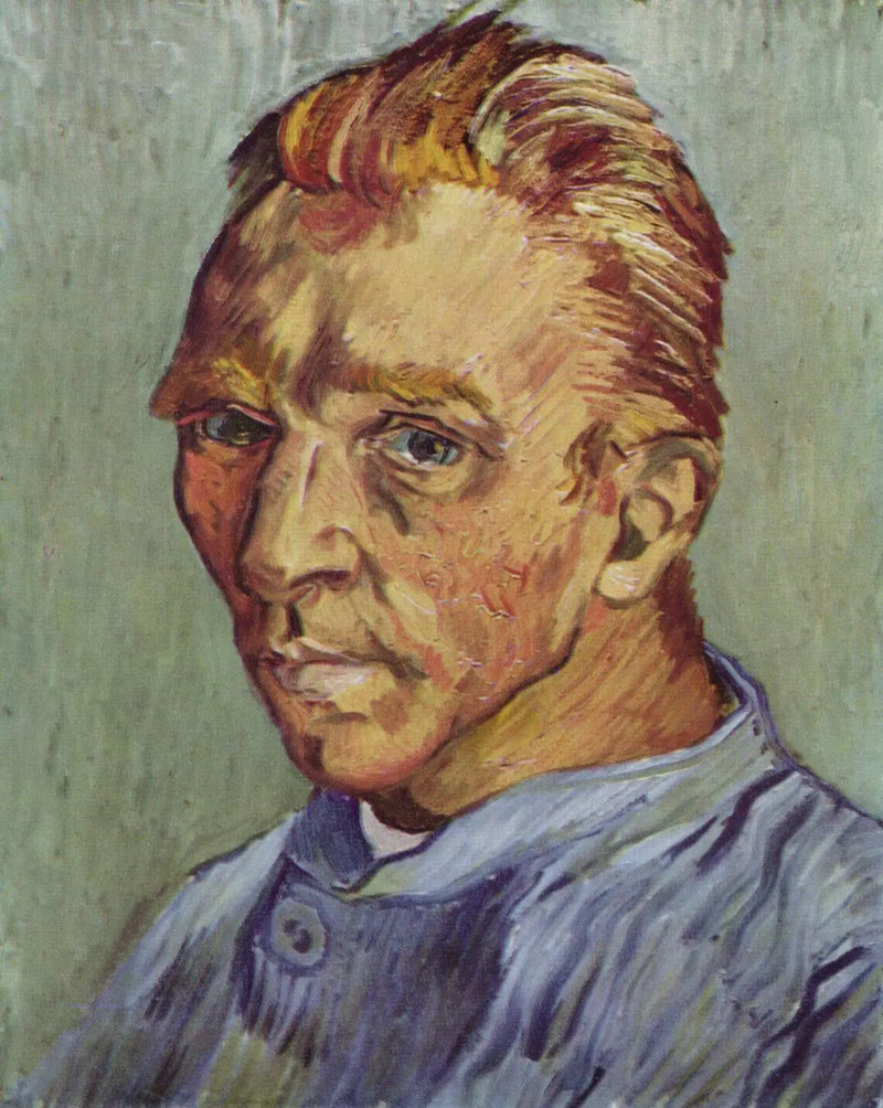 Porträtt av konstnären utan skägg - Vincent van Gogh